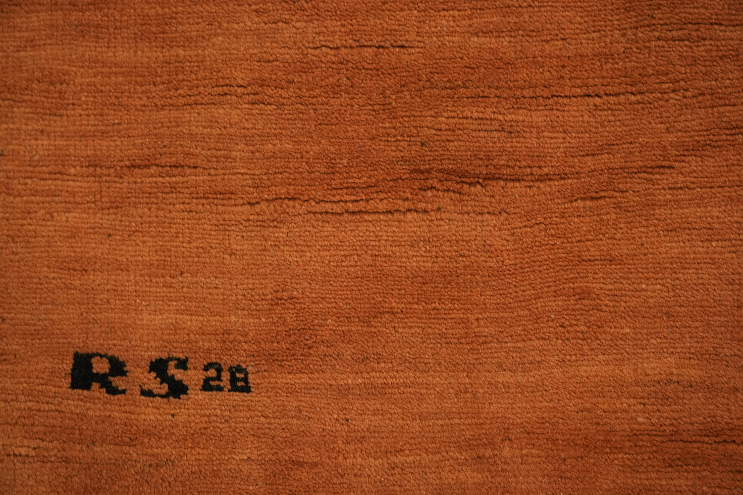 Orange Wool Modern Gabbeh Oriental Area Rug 6x8