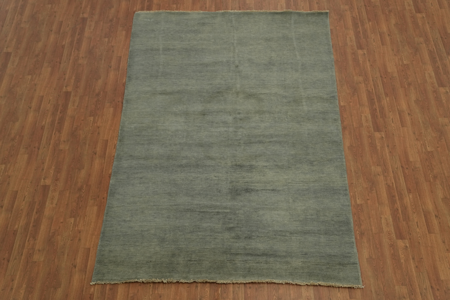 Green Wool Gabbeh Modern Area Rug 7x10