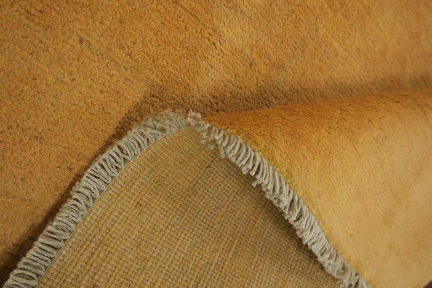 Orange Modern Wool Gabbeh Oriental Rug 5x7