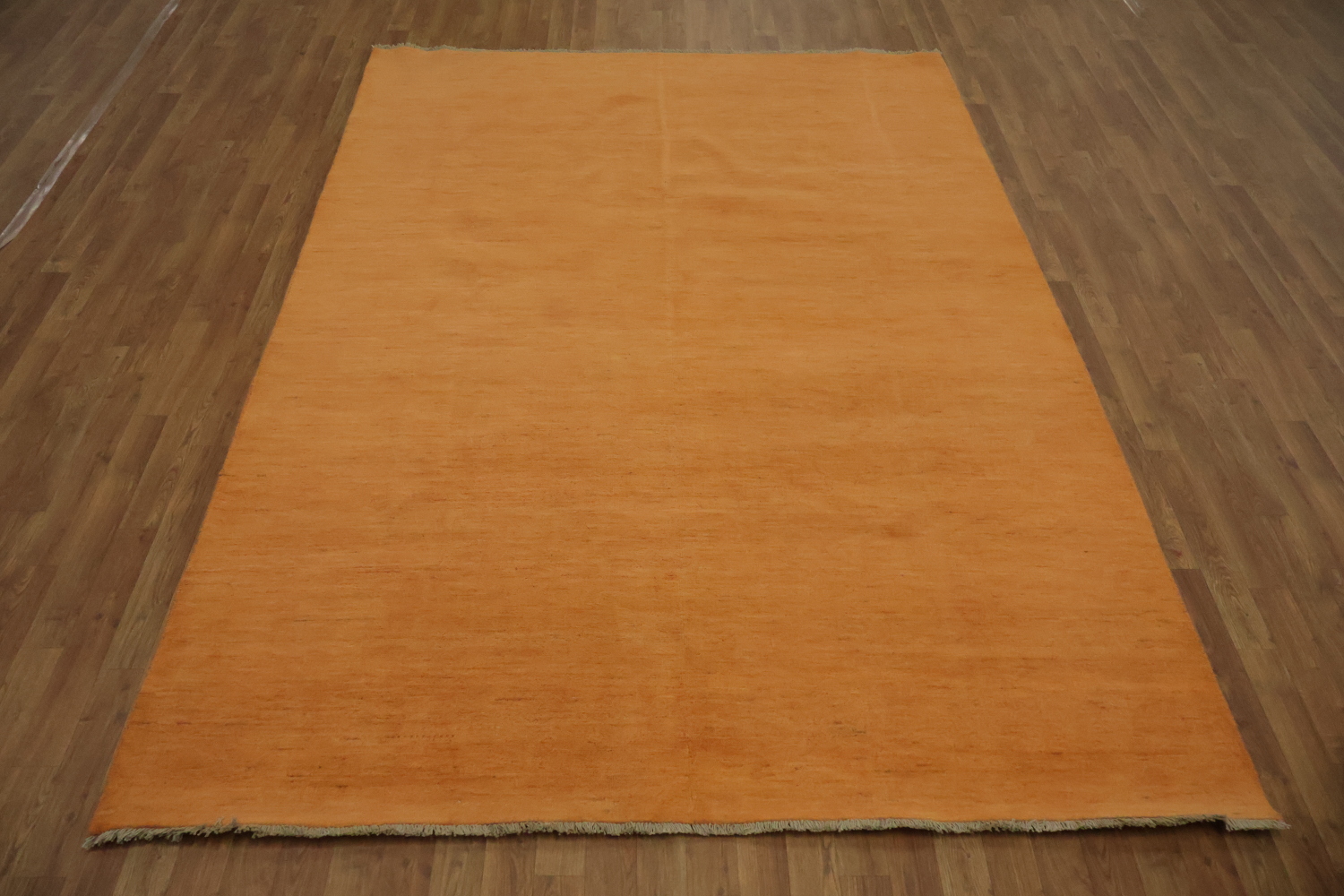 Orange Wool Gabbeh Modern Area Rug 7x10