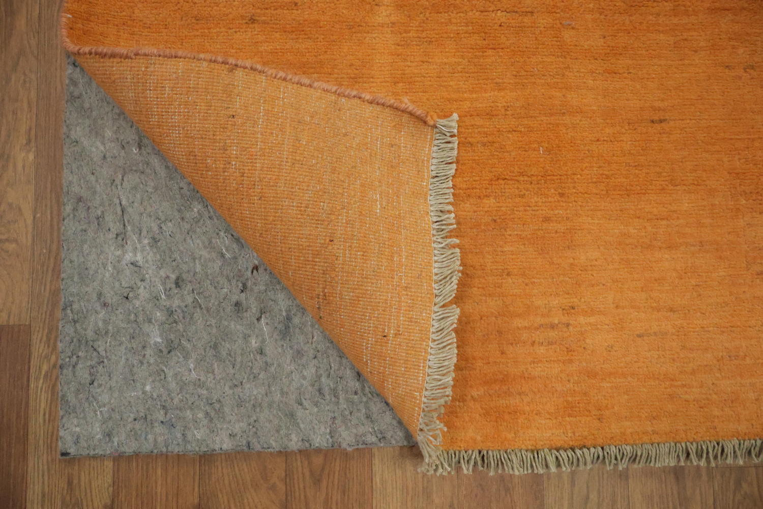 Orange Wool Gabbeh Modern Area Rug 7x10