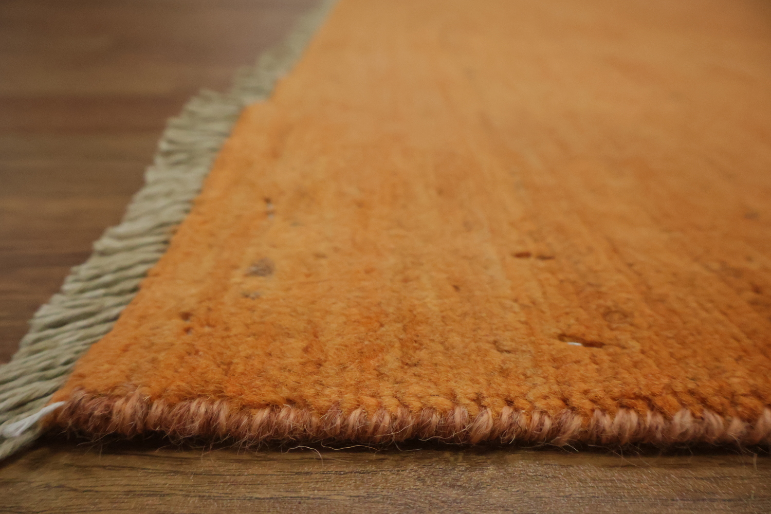 Orange Wool Gabbeh Modern Area Rug 7x10