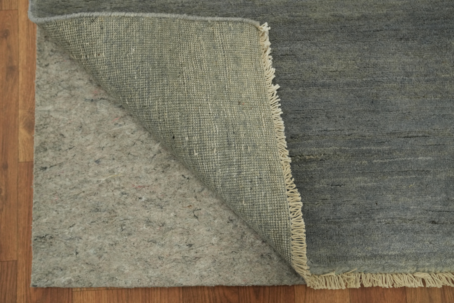 Modern Gray Wool Gabbeh Oriental Rug 5x7