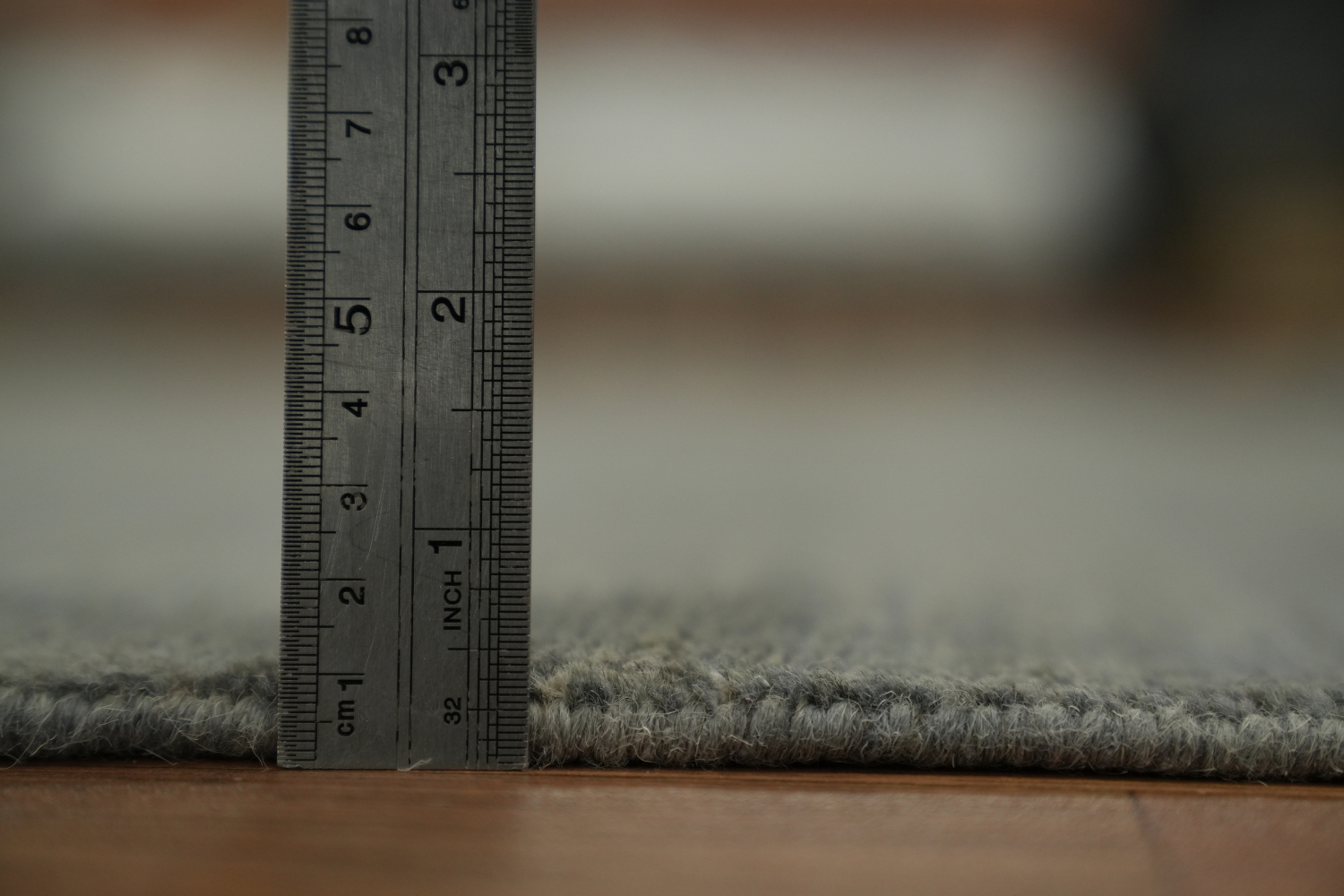 Modern Gray Wool Gabbeh Oriental Rug 5x7