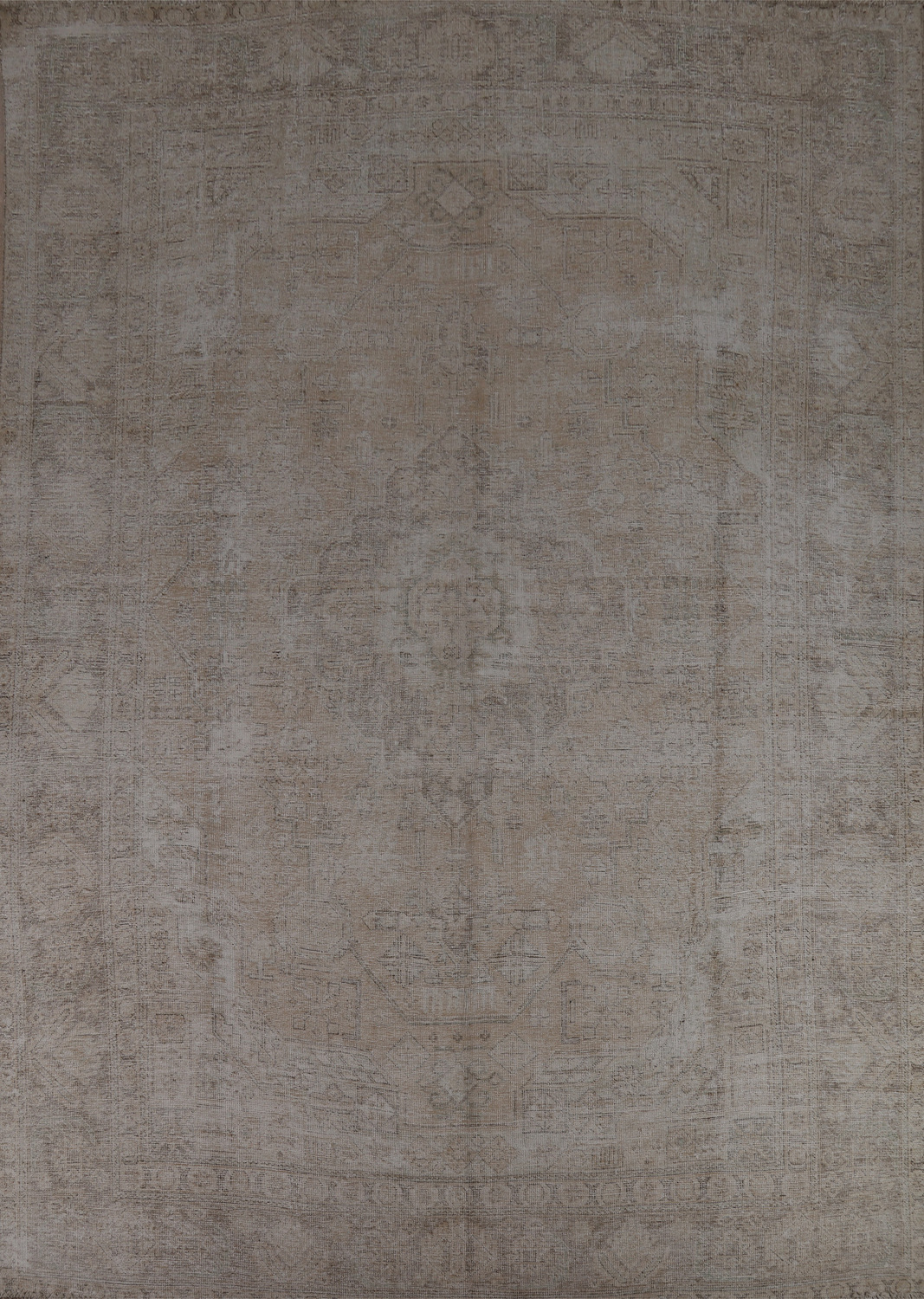 Vintage Wool Tabriz Persian Area Rug 10x13