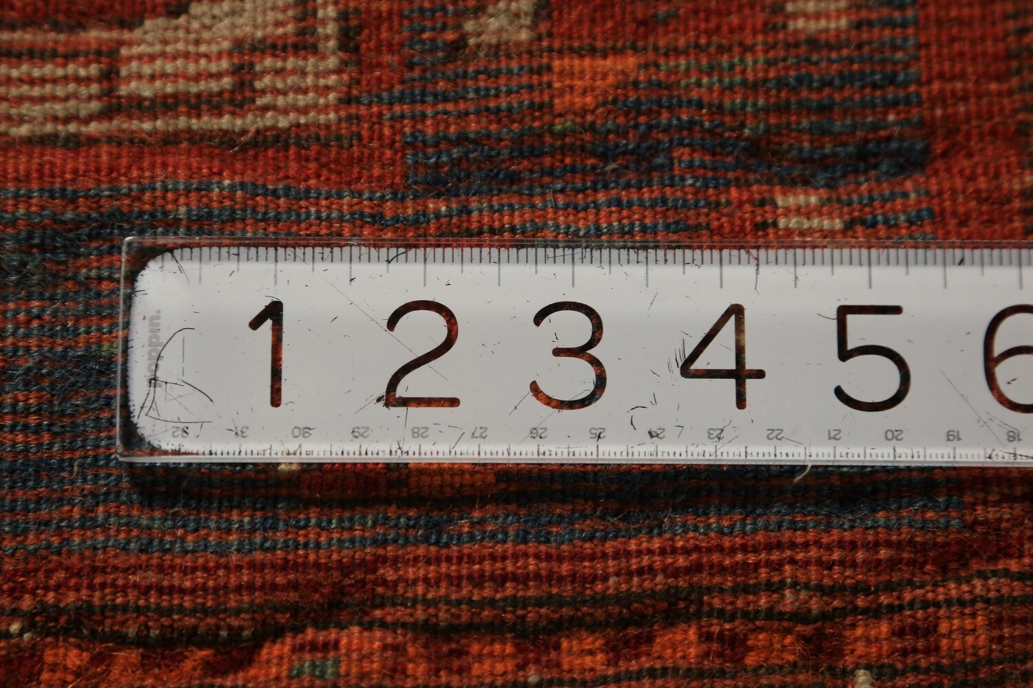 Pre-1900 Antique Red Geometric Kazak Oriental Rug 4x5