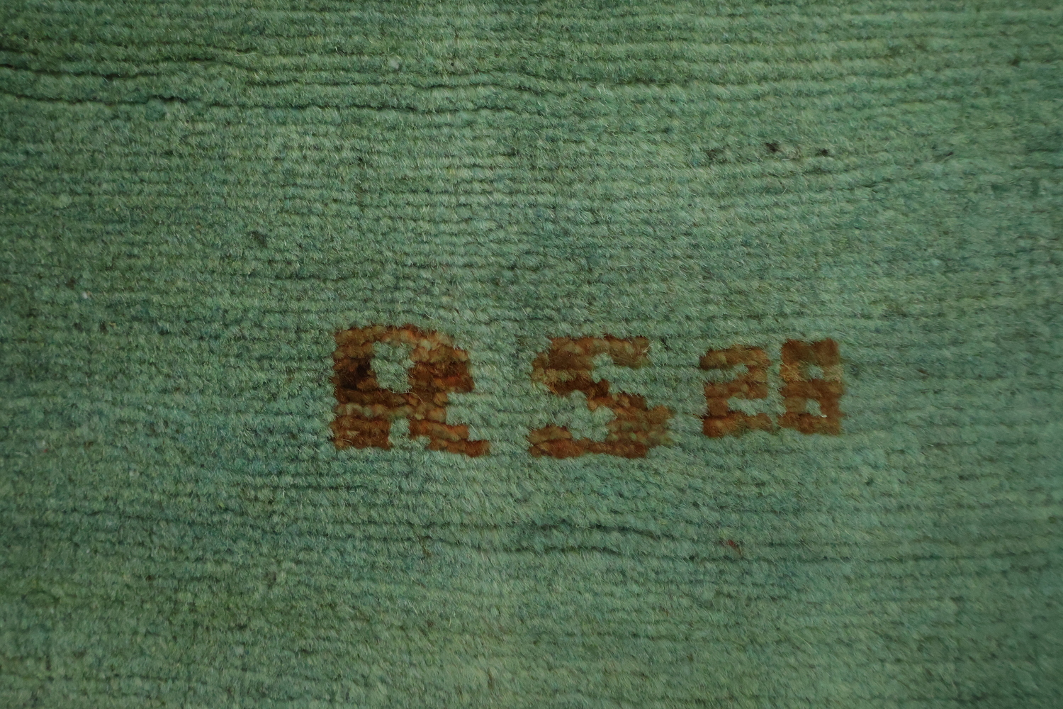 Green Handmade Gabbeh Wool Modern Rug 5x7