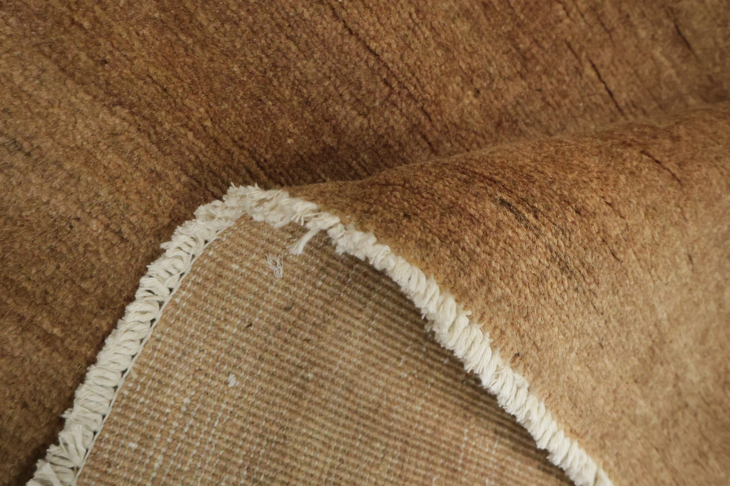 Brown Gabbeh Wool Modern Rug 5x7