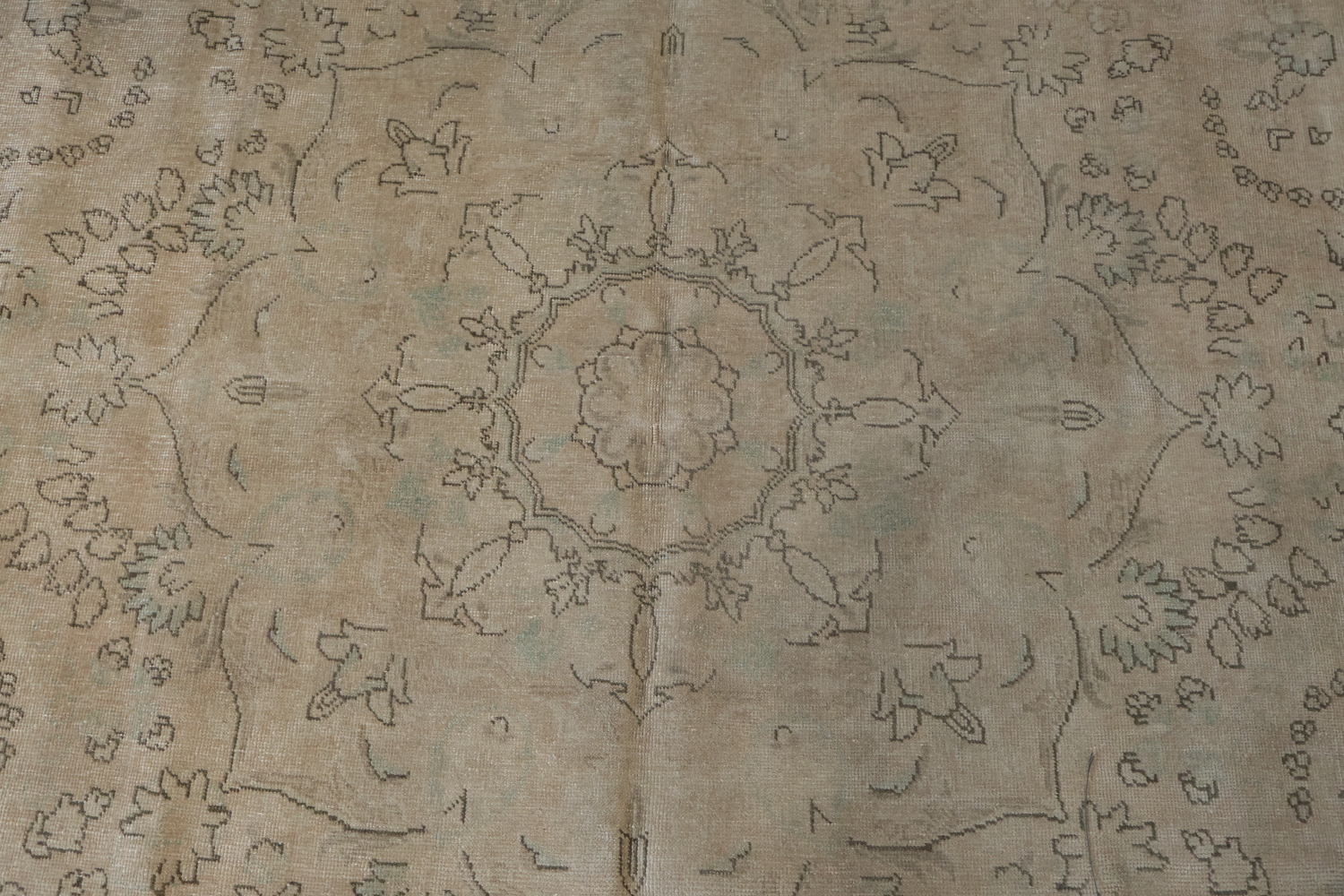 Vintage Floral Tabriz Persian Area Rug 10x13