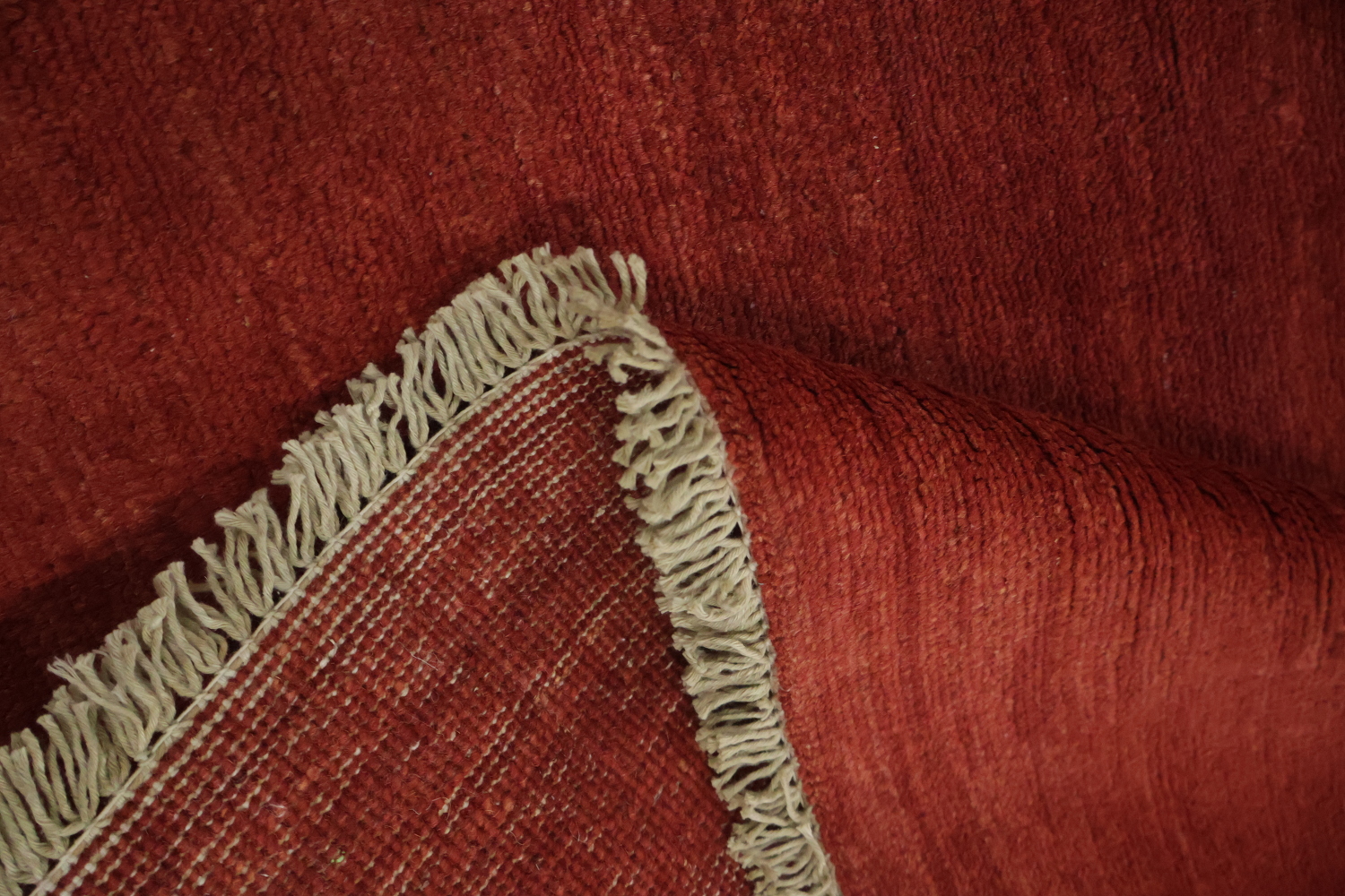Modern Red Wool Gabbeh Oriental Area Rug 6x8