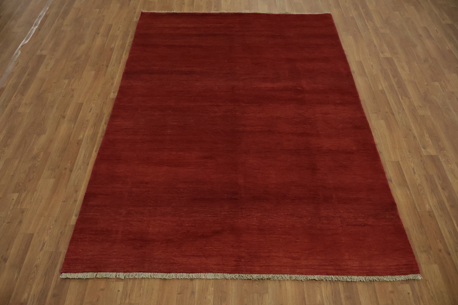 Modern Red Wool Gabbeh Oriental Area Rug 6x8