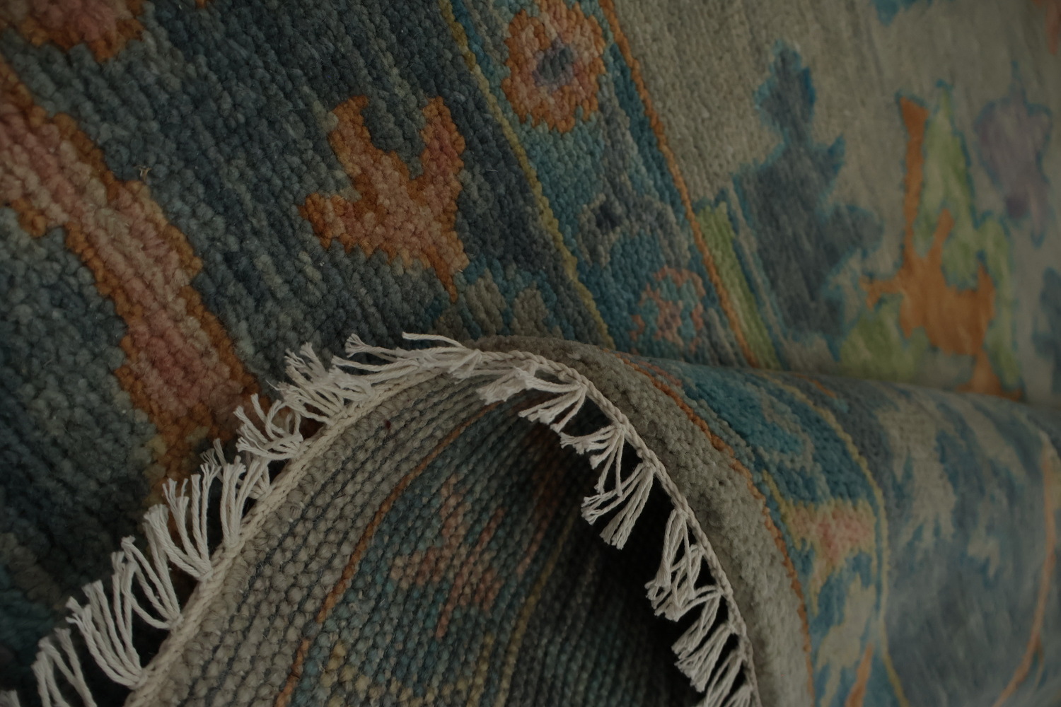 Handmade Wool Oushak Indian Area Rug 8x10