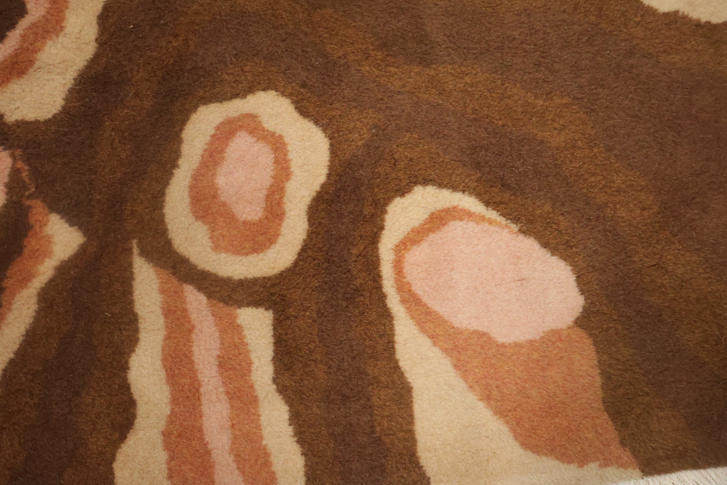 Contemporary Wool Abstract Kerman Persian Rug 3x5