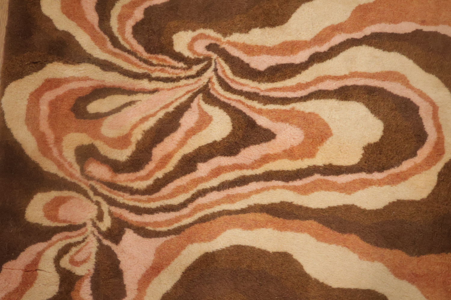 Contemporary Wool Abstract Kerman Persian Rug 3x5