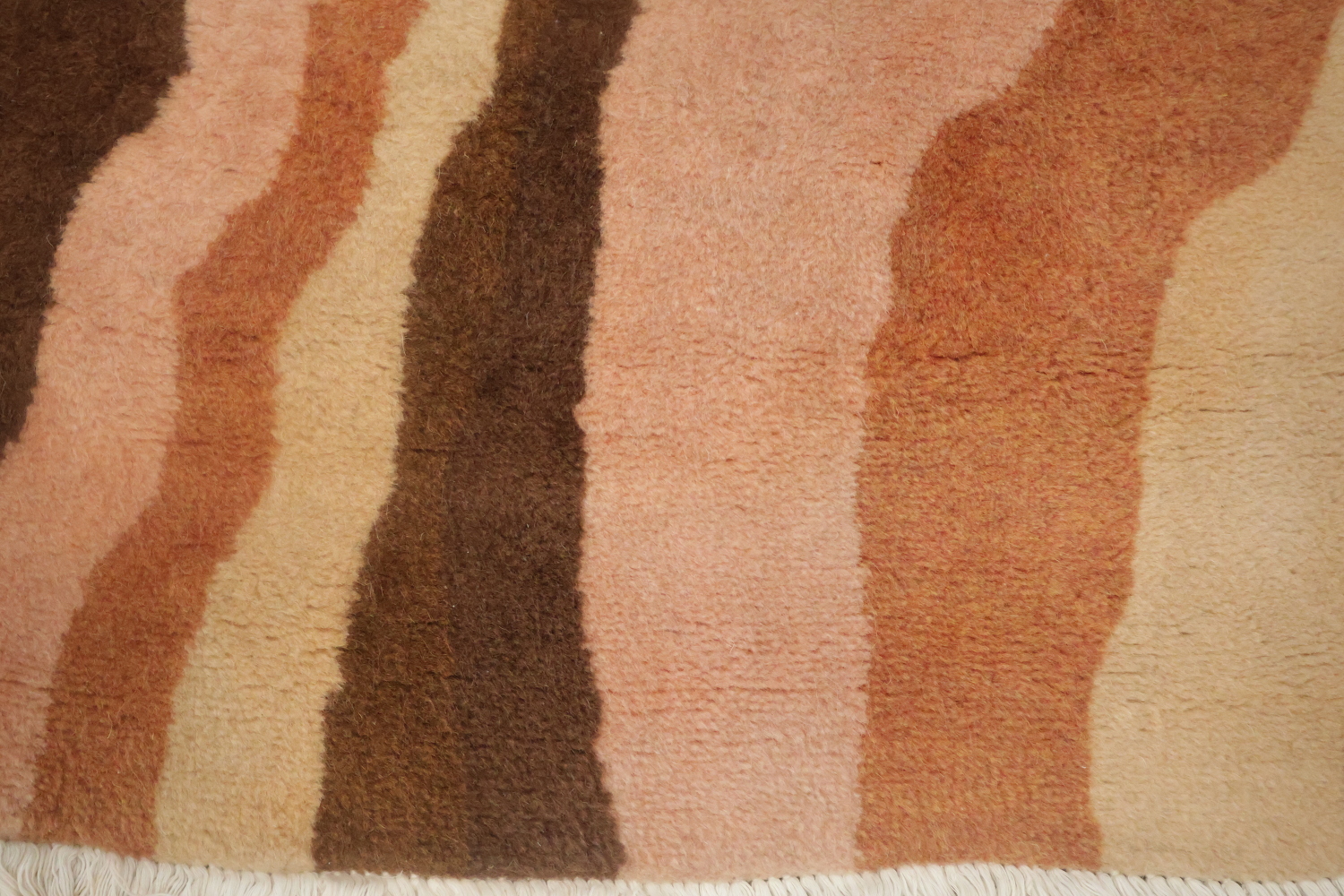 Contemporary Wool Abstract Kerman Persian Rug 3x5
