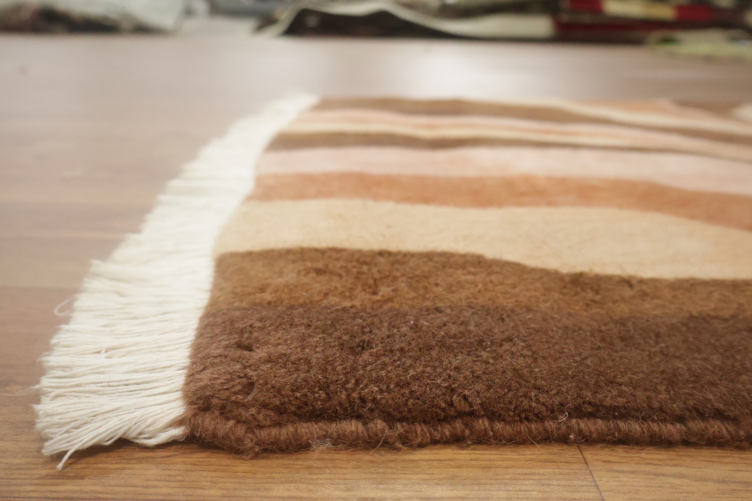 Contemporary Wool Abstract Kerman Persian Rug 3x5