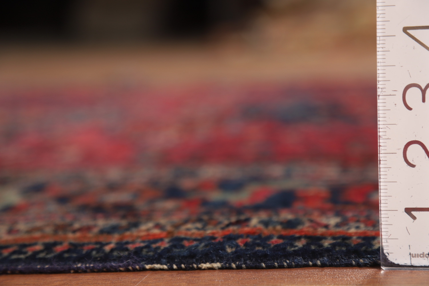 Pre-1900 Antique Vegetable Dye Sarouk Farahan Persian Rug 5x6