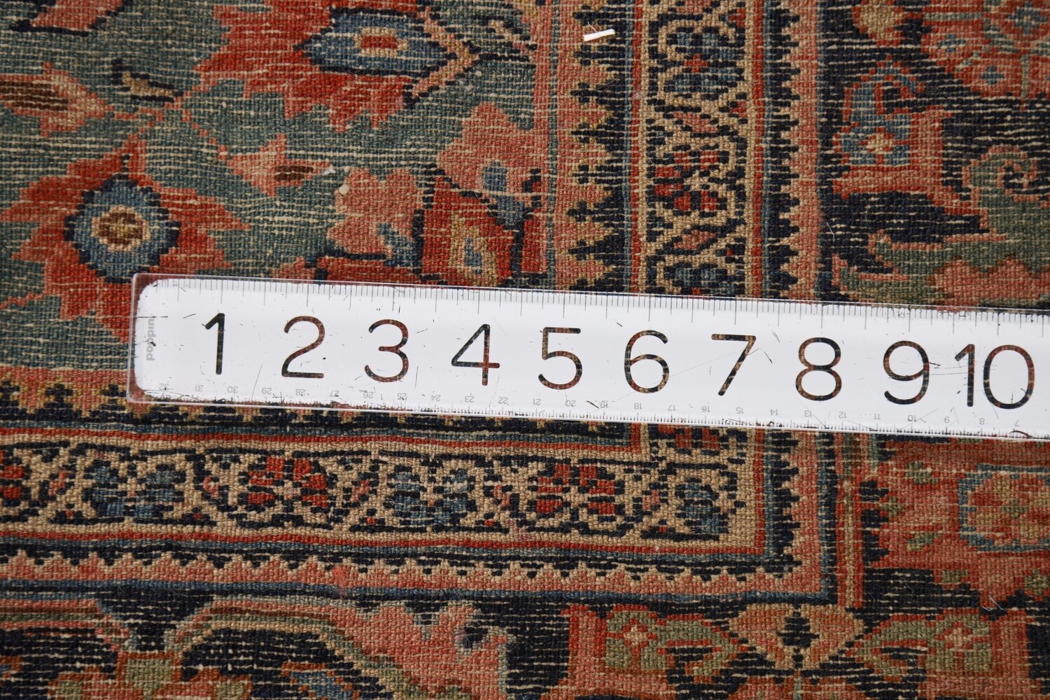 Pre-1900 Antique Vegetable Dye Sarouk Farahan Persian Rug 5x6