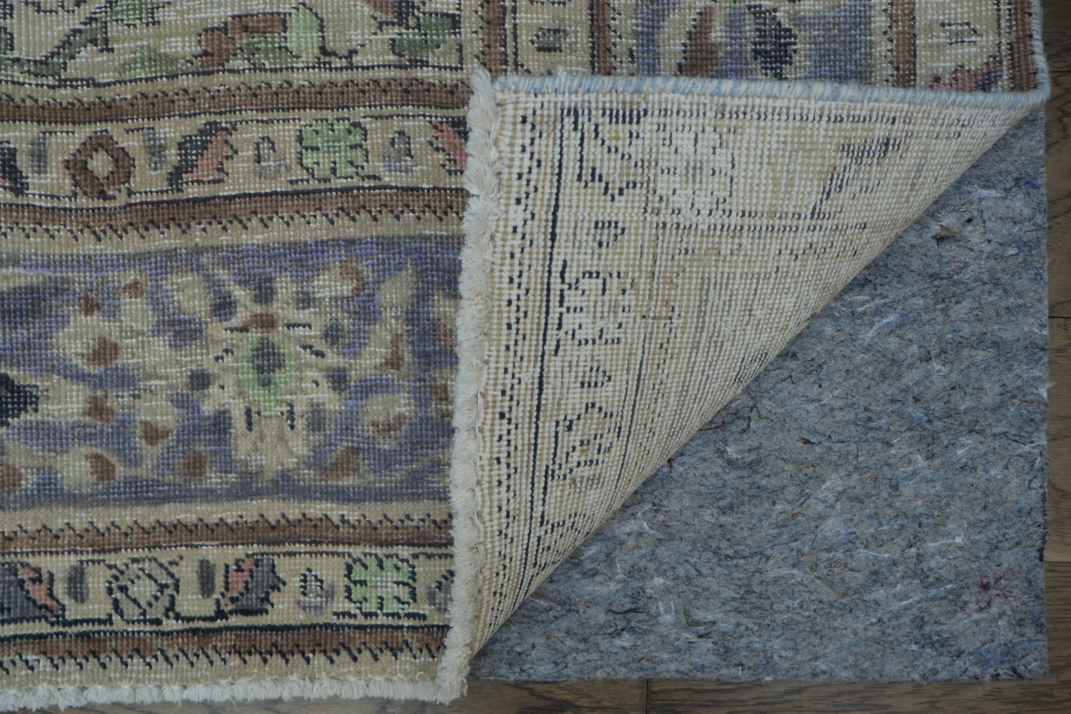 Light Blue Medallion Wool Tabriz Persian Area Rug 10x12