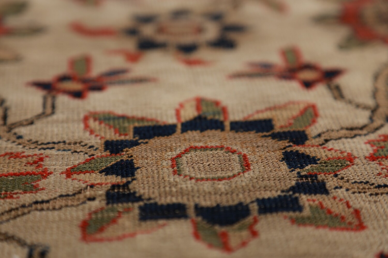 Pre-1900 Vegetable Dye Sarouk Farahan Persian Rug 4x7