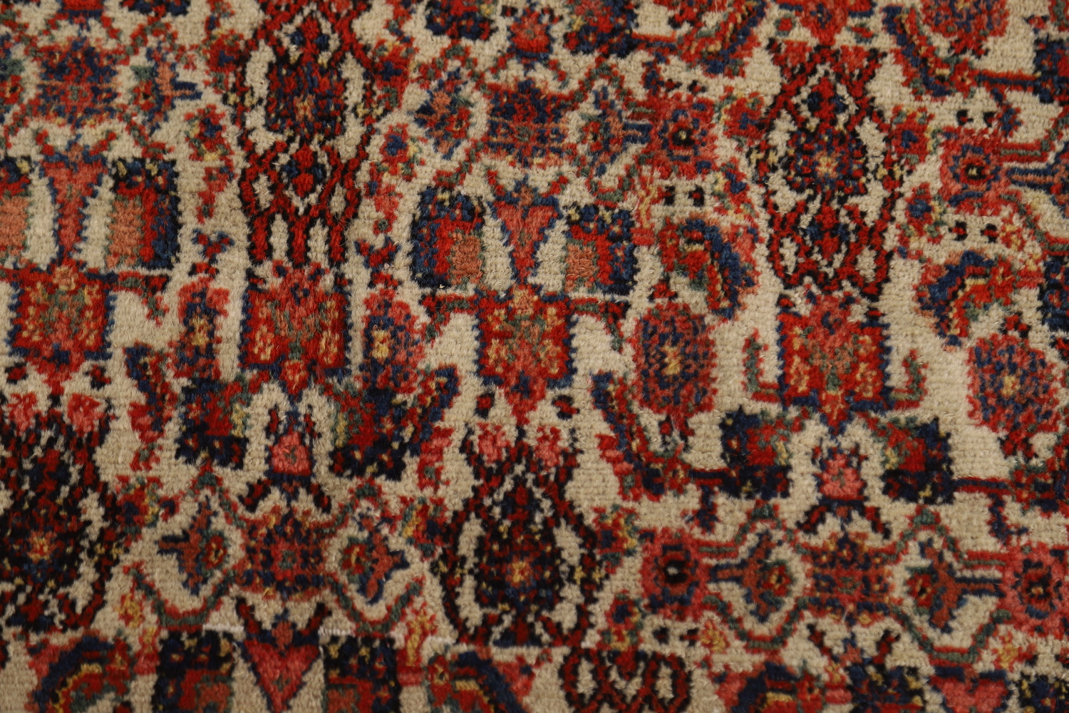 Pre-1900 Antique Vegetable Dye Senneh Persian Large Rug 8x20