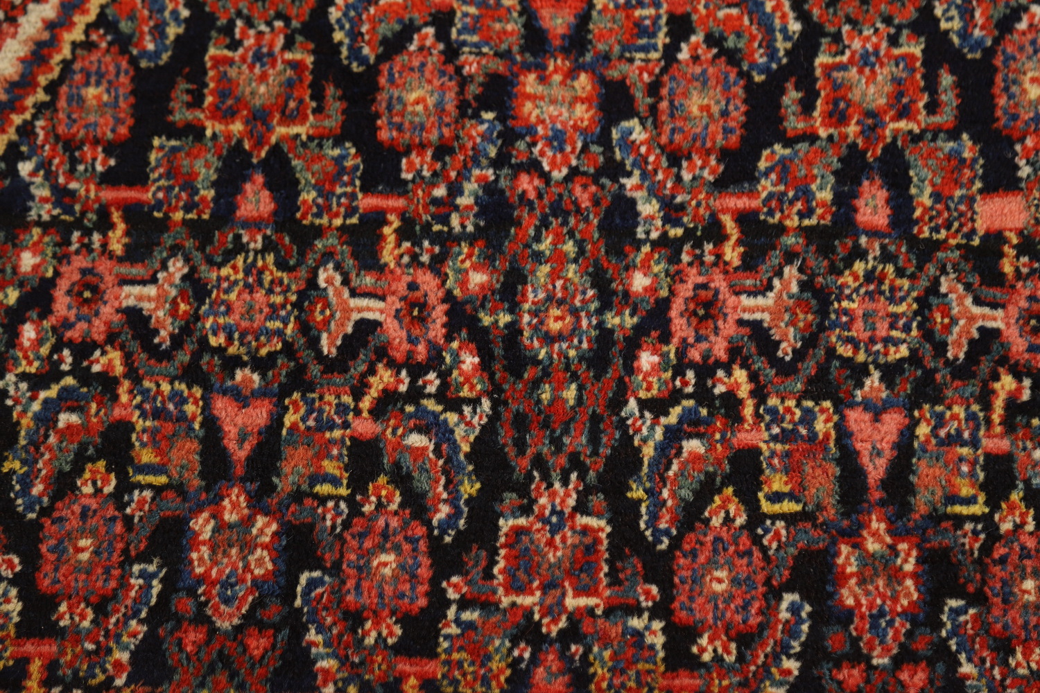 Pre-1900 Antique Vegetable Dye Senneh Persian Large Rug 8x20