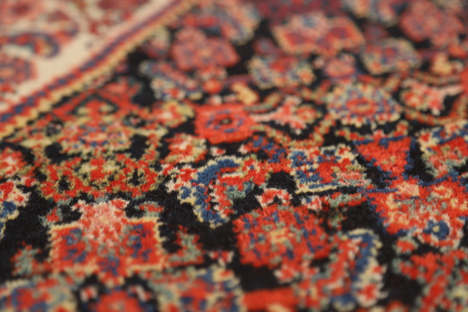 Pre-1900 Antique Vegetable Dye Senneh Persian Large Rug 8x20