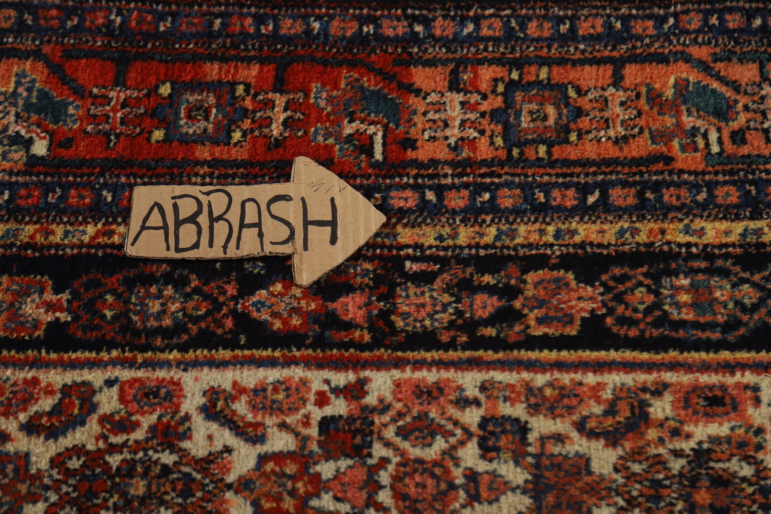 Pre-1900 Antique Vegetable Dye Senneh Persian Large Rug 8x20