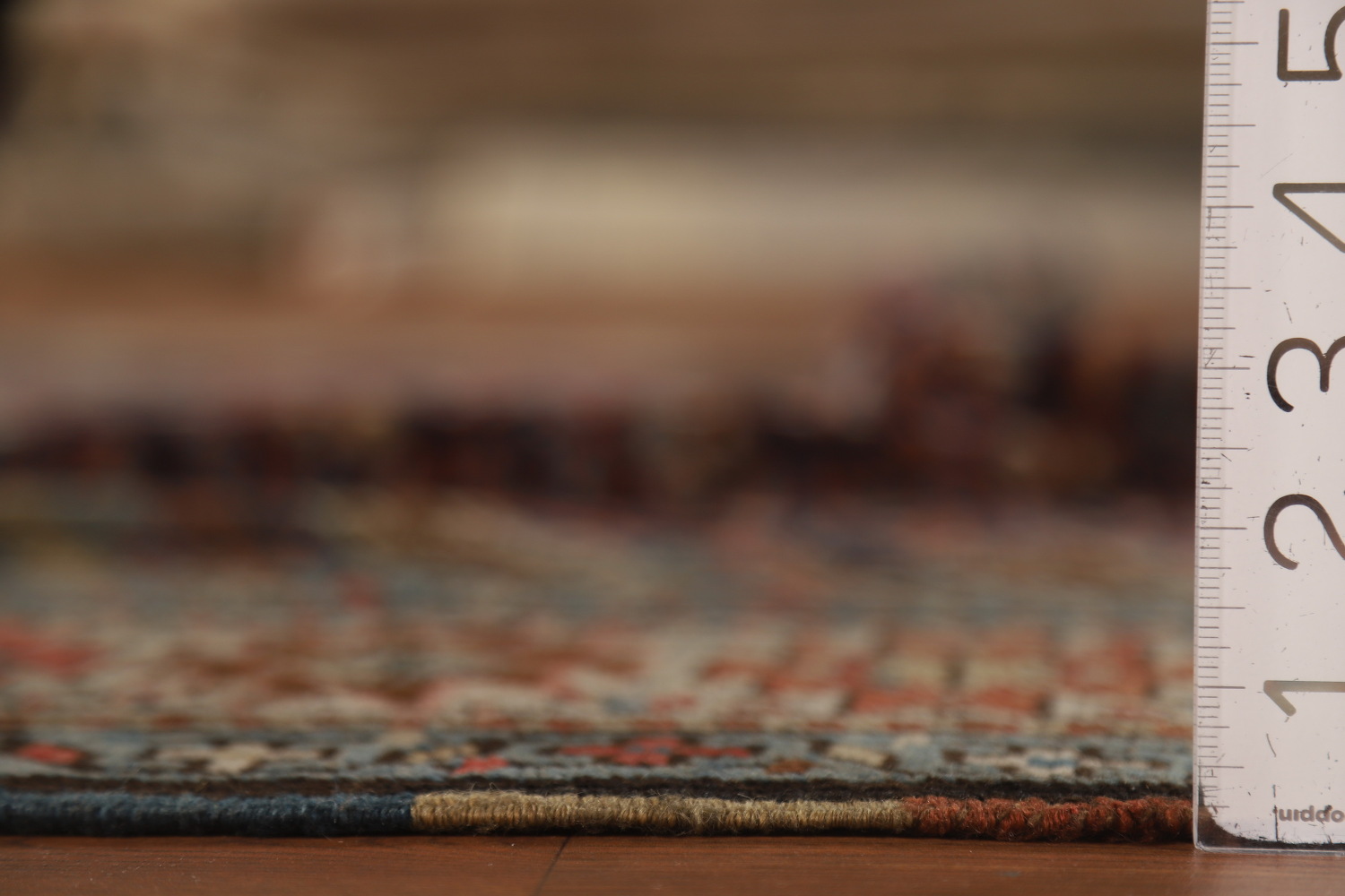 Pre-1900 Antique Vegetable Dye Kazak Oriental Area Rug 5x13