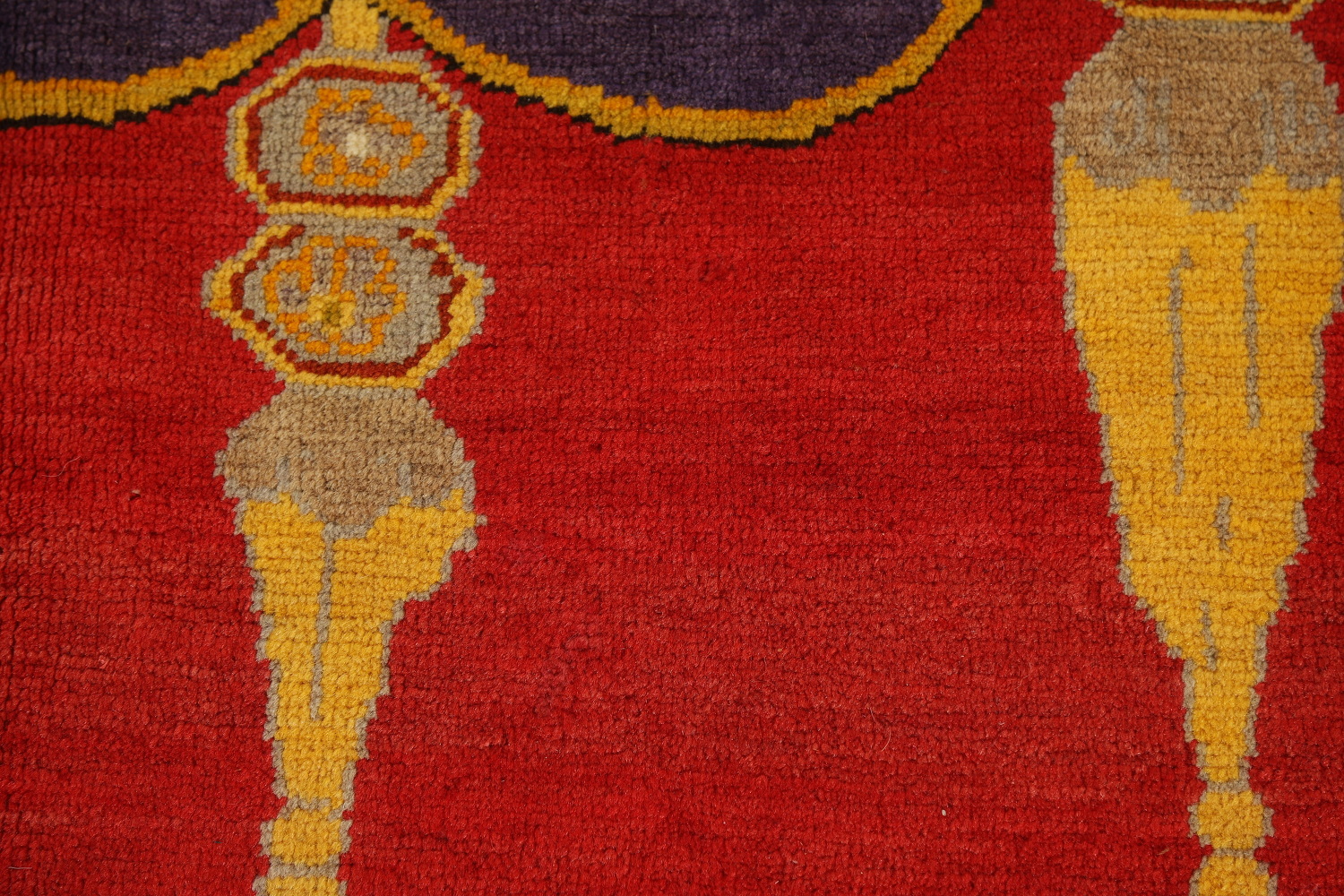 Pre-1900 Antique Vegetable Dye Kerman Persian Rug 5x6