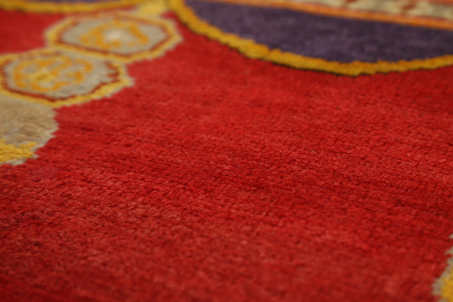 Pre-1900 Antique Vegetable Dye Kerman Persian Rug 5x6