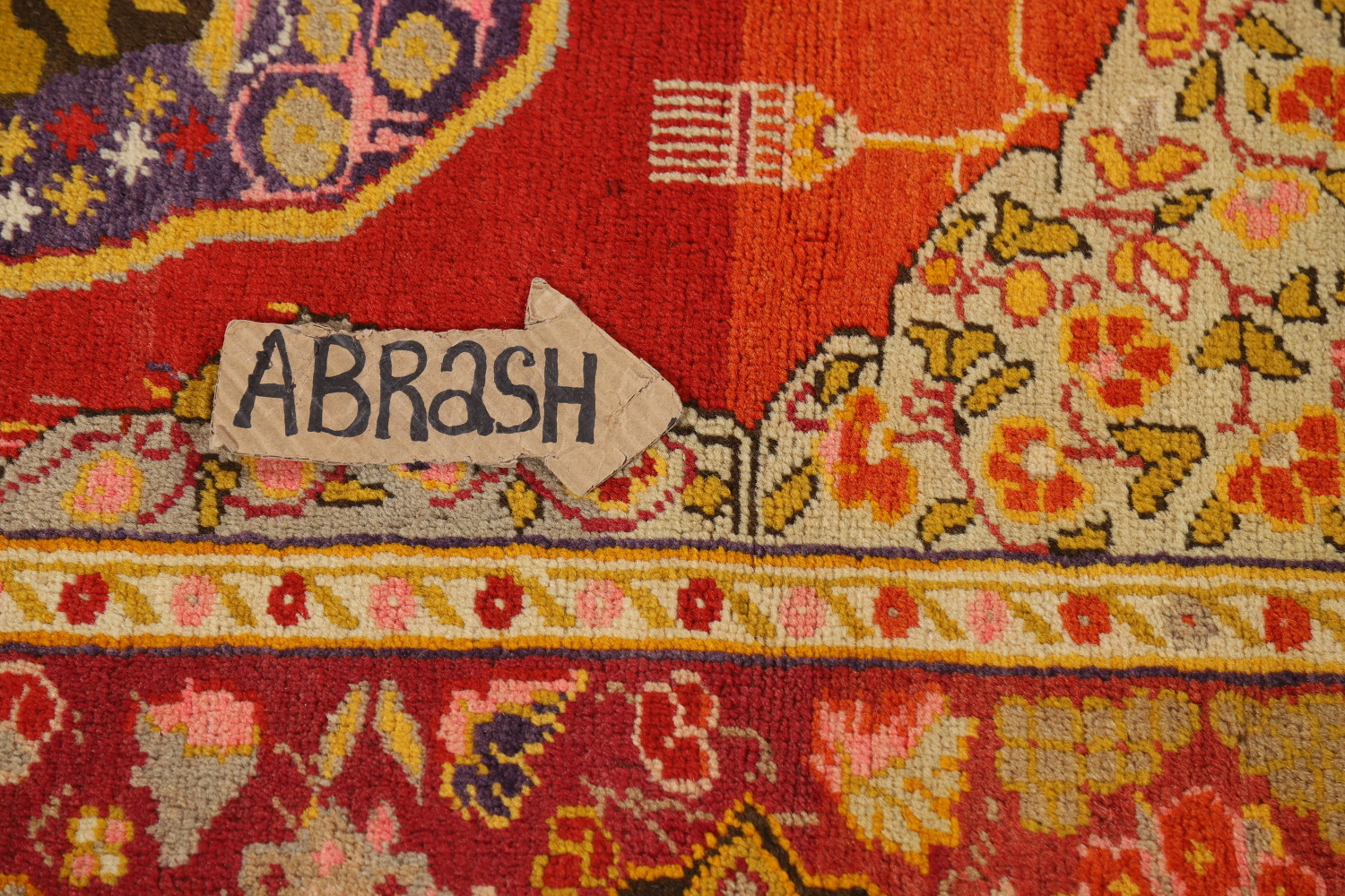 Pre-1900 Antique Vegetable Dye Kerman Persian Rug 5x6