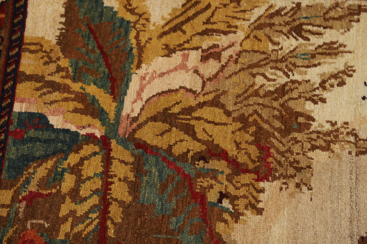 Antique Vegetable Dye Karabagh Oriental Rug 4x6
