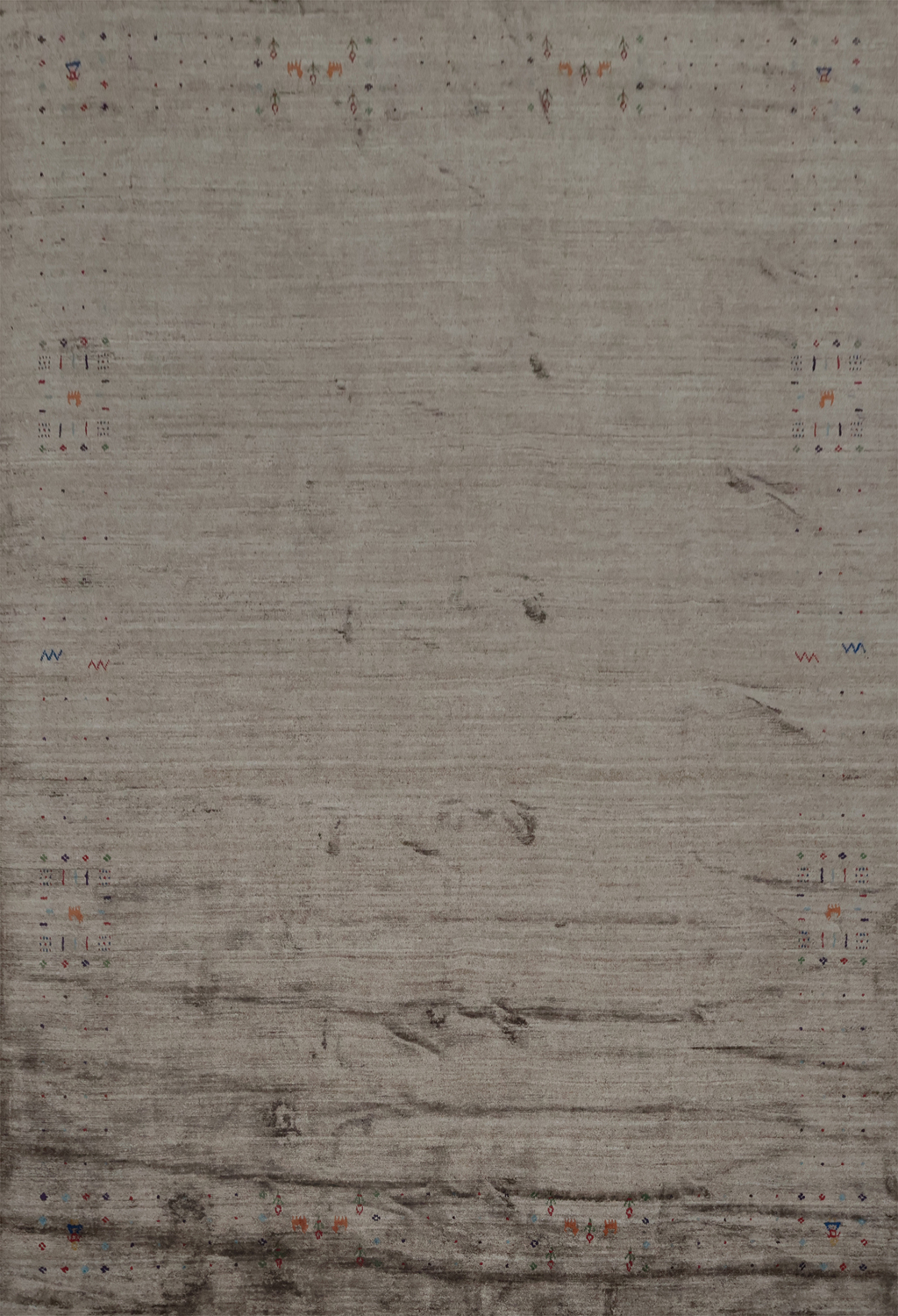 Stylish and Elegant Gabbeh Large Rug Complements Modern Interiors 9x12