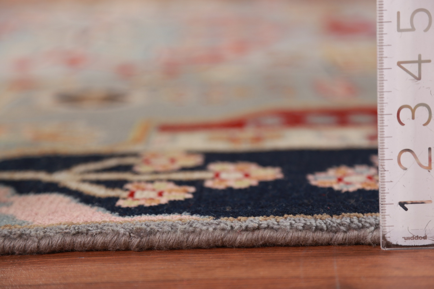 Geometric Blue Kazak Oriental Area Rug 8x10