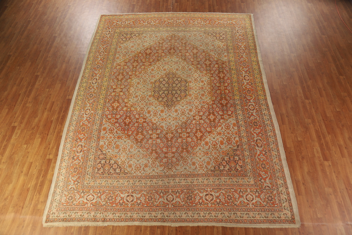 Antique Vegetable Dye Tabriz Persian Area Rug 10x13