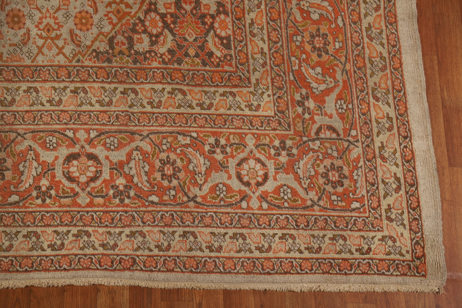 Antique Vegetable Dye Tabriz Persian Area Rug 10x13