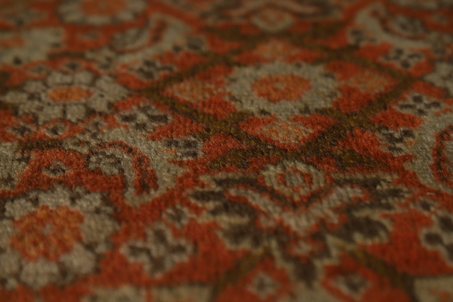 Antique Vegetable Dye Tabriz Persian Area Rug 10x13
