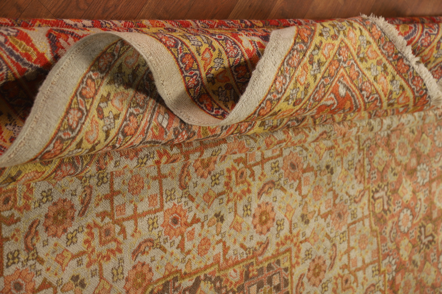 Antique Vegetable Dye Tabriz Persian Area Rug 10x13