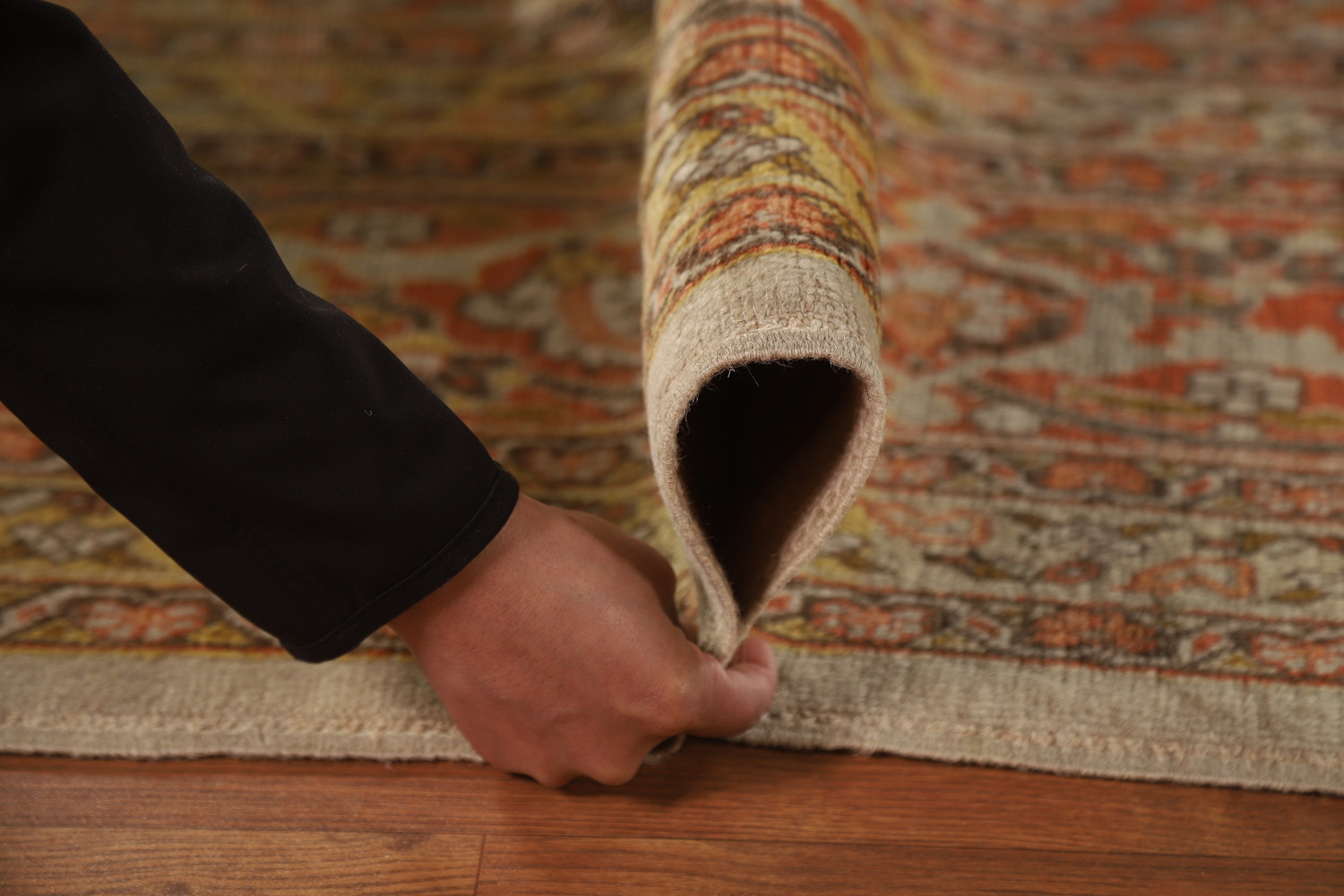 Antique Vegetable Dye Tabriz Persian Area Rug 10x13