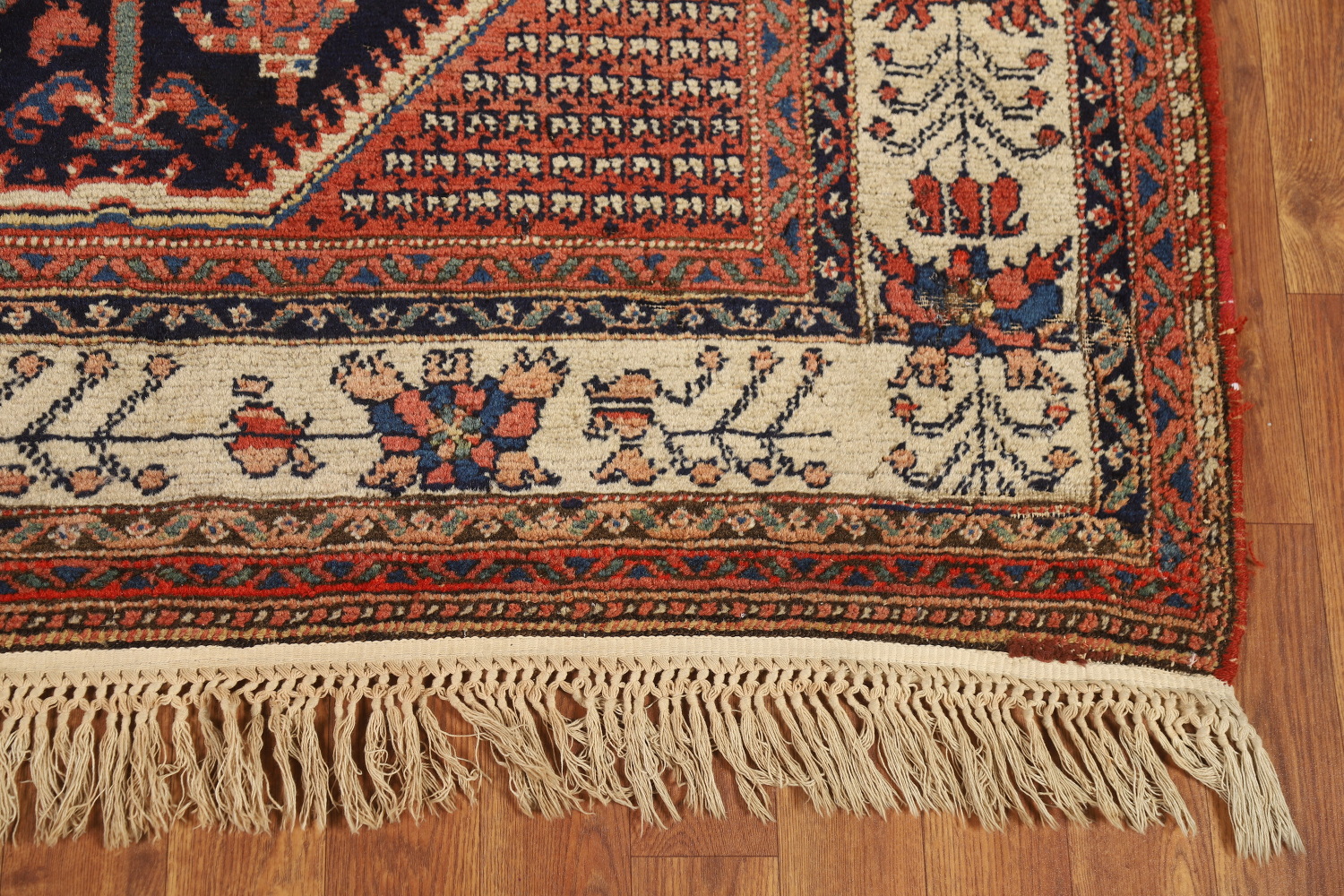 Vegetable Dye Antique Malayer Persian Rug 5x6
