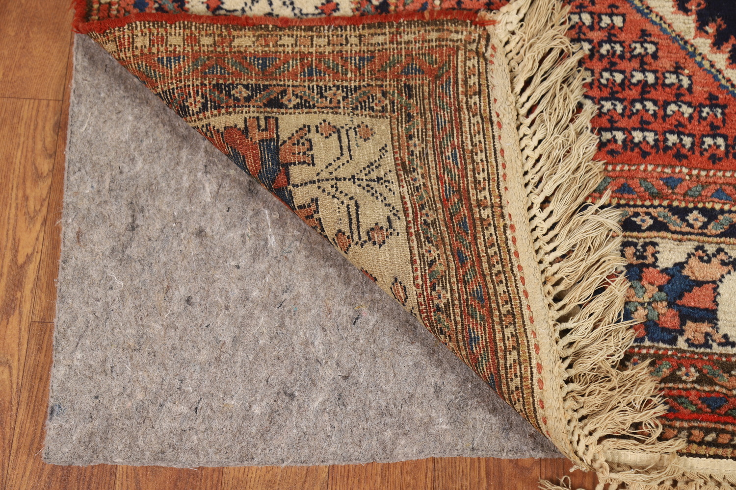 Vegetable Dye Antique Malayer Persian Rug 5x6