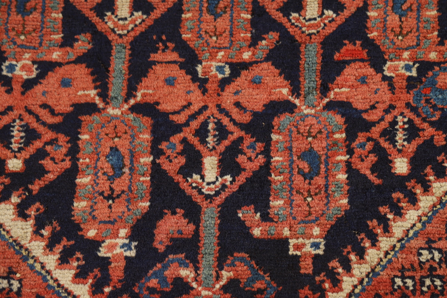 Vegetable Dye Antique Malayer Persian Rug 5x6