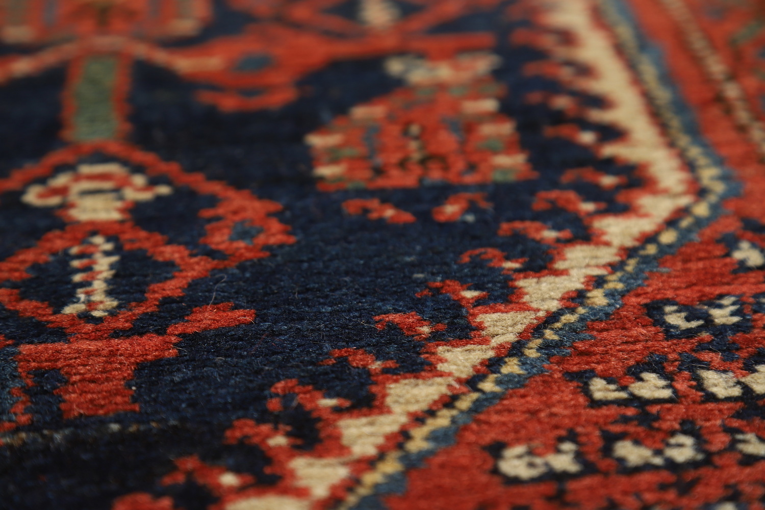Vegetable Dye Antique Malayer Persian Rug 5x6