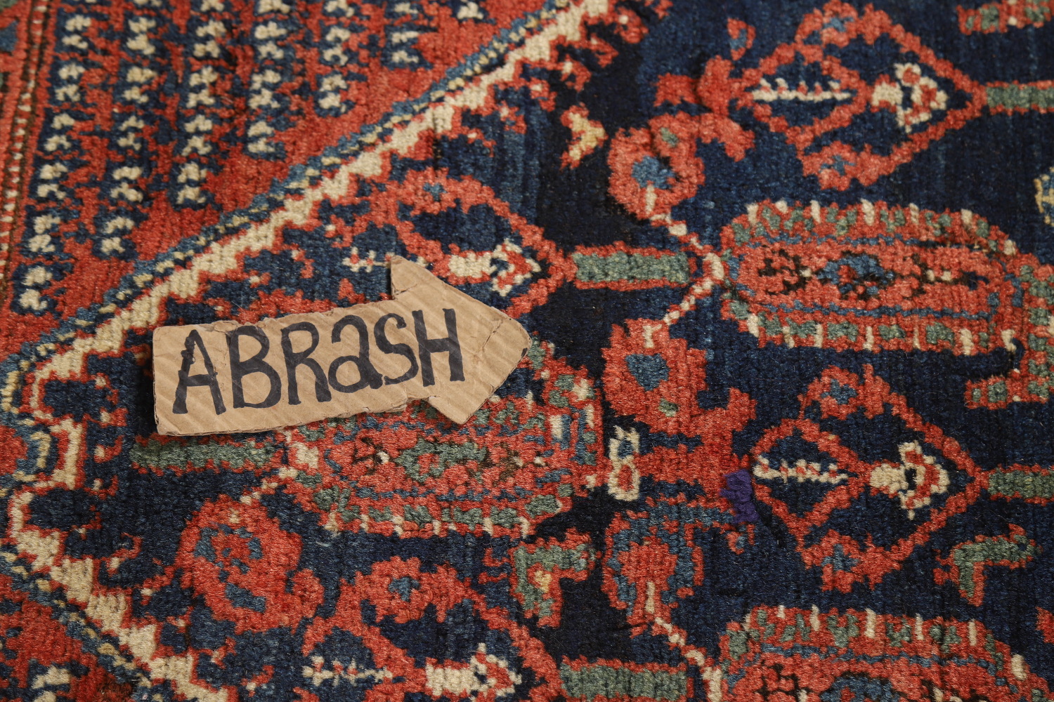 Vegetable Dye Antique Malayer Persian Rug 5x6