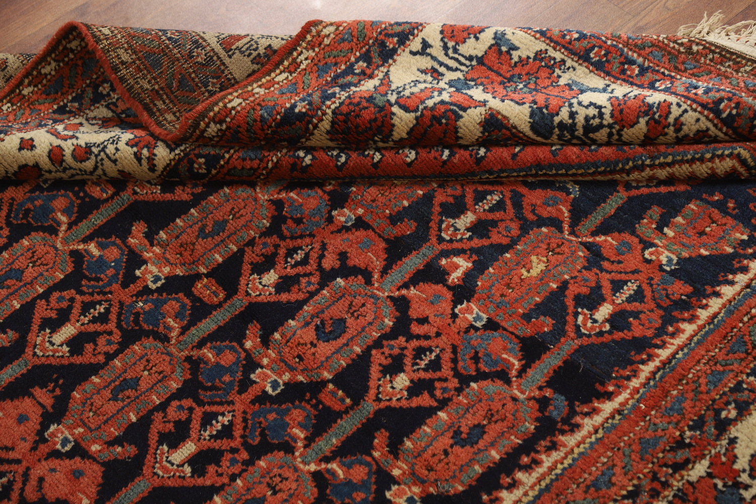 Vegetable Dye Antique Malayer Persian Rug 5x6