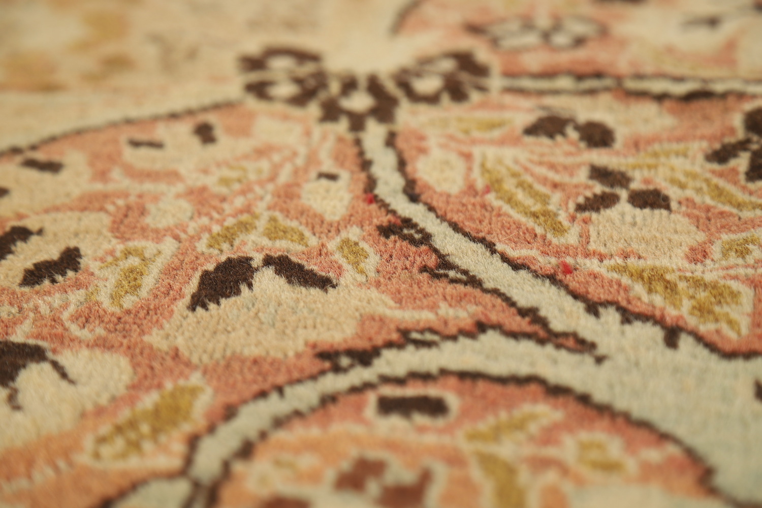 Pre-1900 Vegetable Dye Tabriz Haj jalili Persian Area Rug 9x13