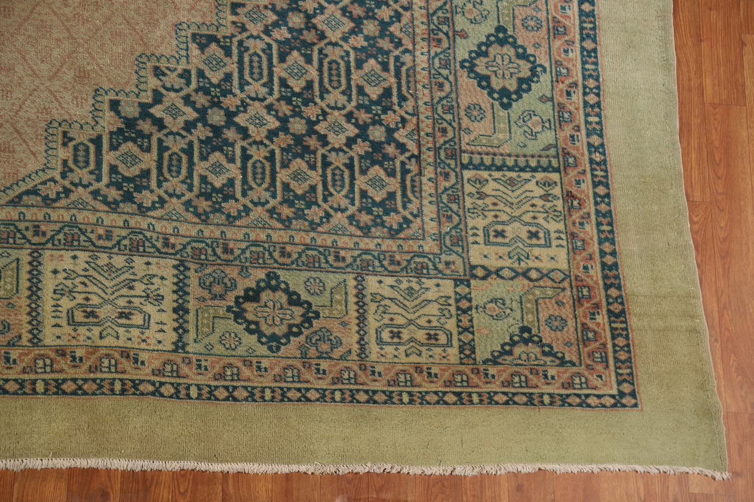 Antique Vegetable Dye Tabriz Persian Large Rug 11x13