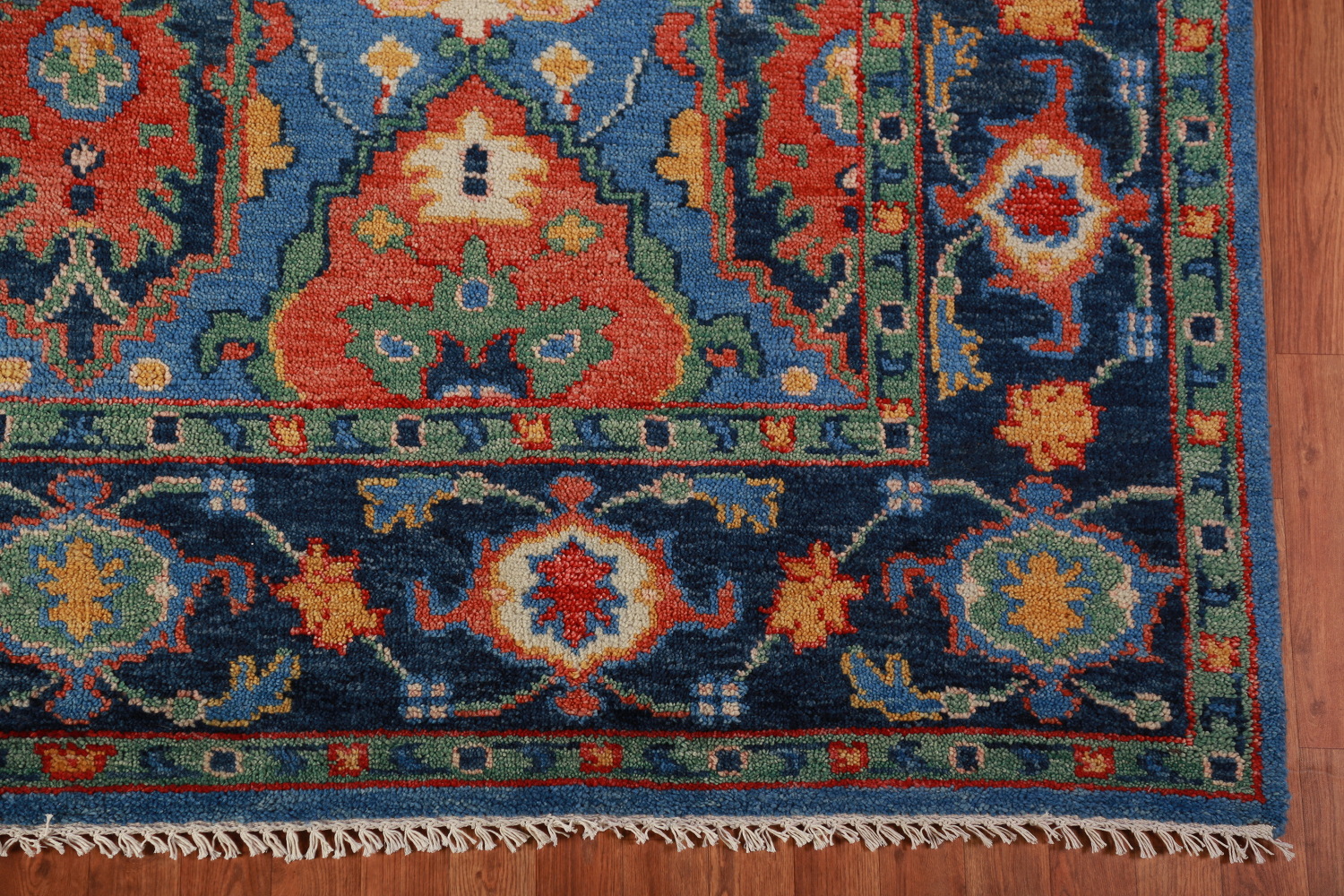 Handmade Blues Oushak Indian Area Rug 8x10