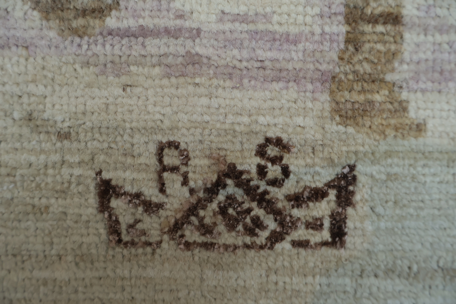 Vegetable Dye Wool Oushak Turkish Rug 4x6